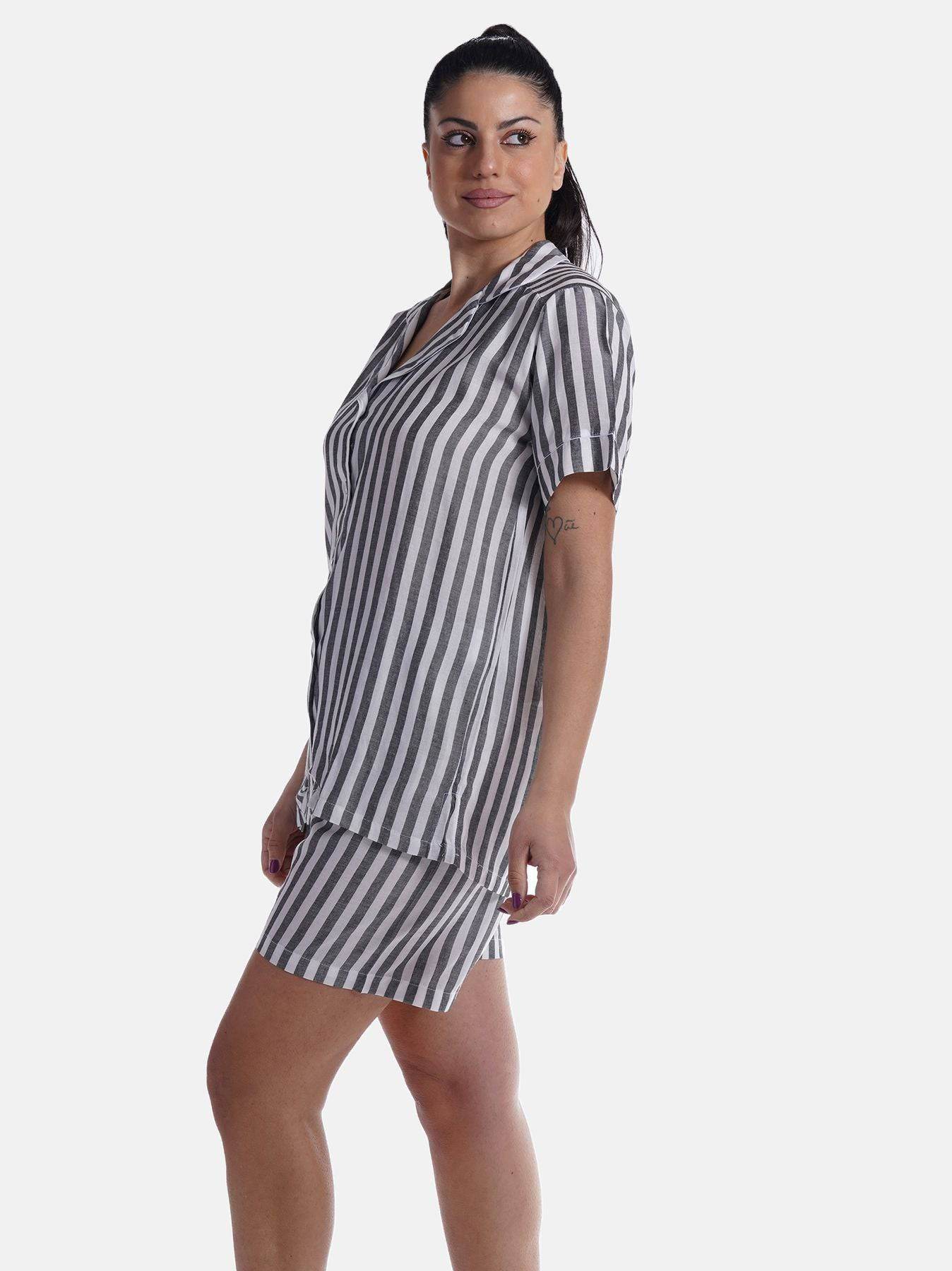 Pigiama corto Donna E2324 Fida - evabiancheria